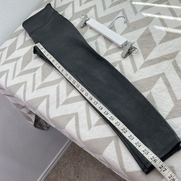 SPANX Pebble‎ Faux Leather Black leggings size Small 20186R - Picture 8 of 9